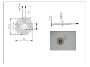 Wireless power coils design