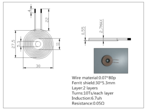 wireless power coil design